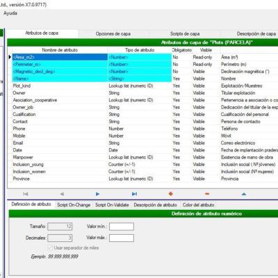 Interfaz Field-Map Project Manager